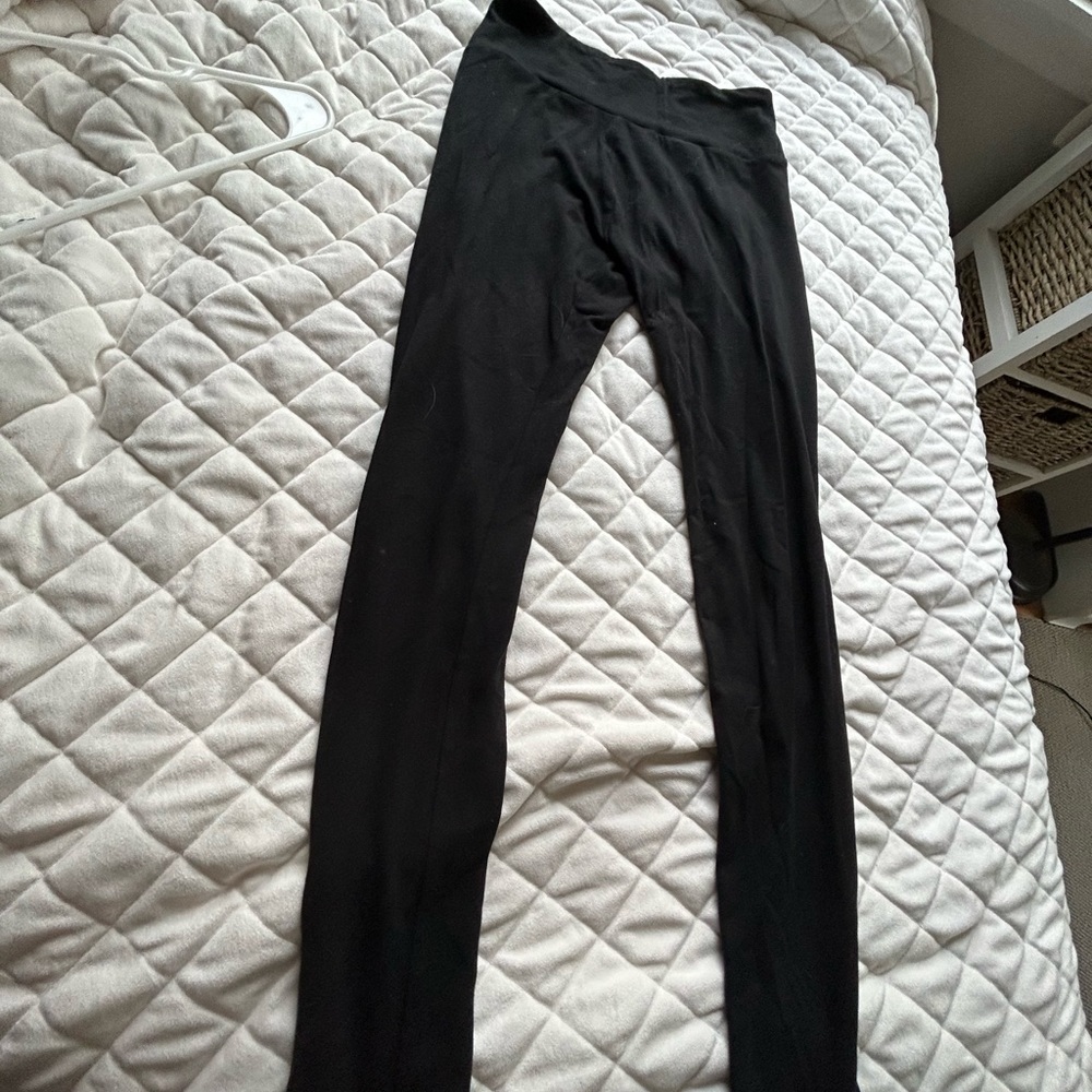 Wild fable plain black cotton leggings